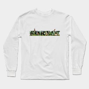 Forest And Some Wild Animals Long Sleeve T-Shirt